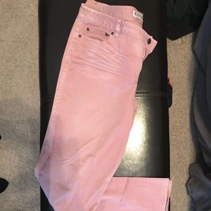 Blush flare leg sateen Pant